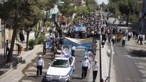 راهپیمایی روز قدس در مه‌ولات برگزار شد